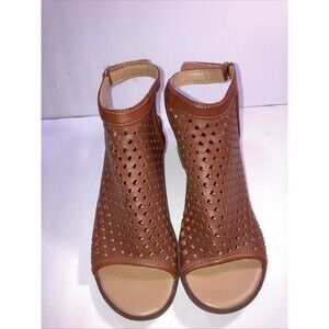 Nine West Kariana Block Hill Sandal Womens SZ 6